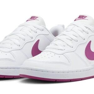 Nike Women's White and Pink Sneakers